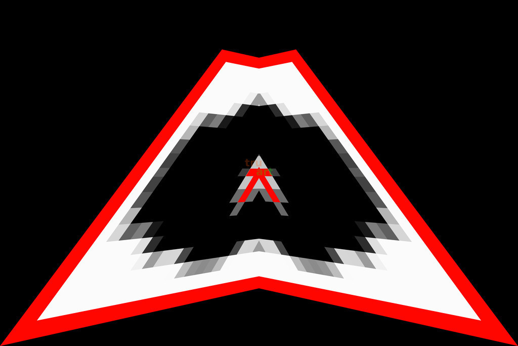 Eine Rote Pyramide | Grafik - Realisiert mit Pictrs.com