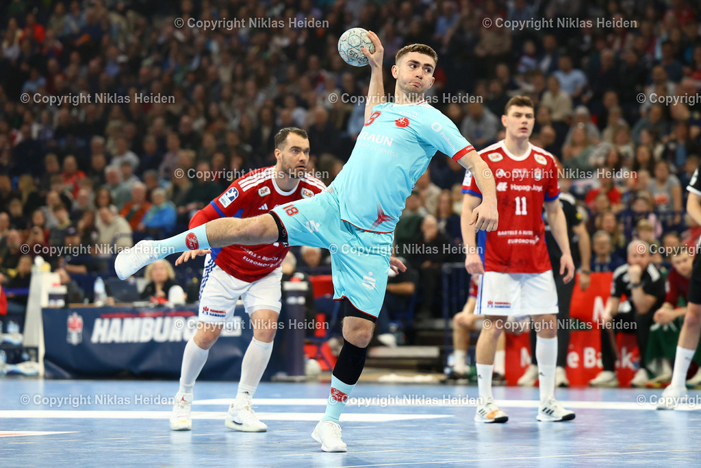 NH_HSVHamburg_MTMelsungen_HandballBundesliga_22022026 | #18 Florian Drosten (MT Melsungen)Handball I Herren I Bundesliga (Daikin HBL) I Saison 2025-2026 I 22. Spieltag I Handball Sport Verein Hamburg - MT Melsungen I 22.02.2026 I Barclays Arena