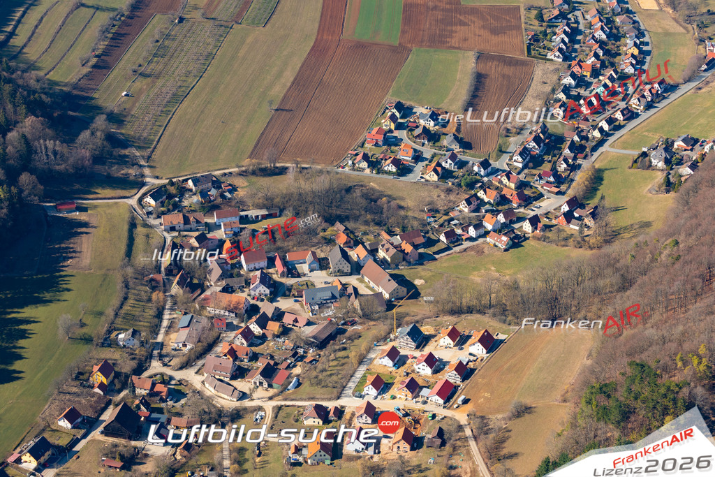 Die Luftbildaufnahme Weissenohe -  wurde 2019 mittels Flugzeug (keine Drohne) erstellt. Perfekte Schärfe und Druck- Ergebnisse- Garantiert!