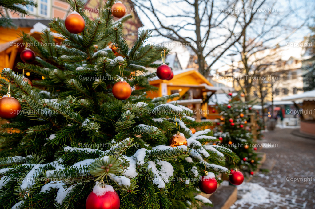 DSC_5284 | Bensheim, Marktplatz Winter, Weihnachten, Schneefall, ,, Bild: Thomas Neu