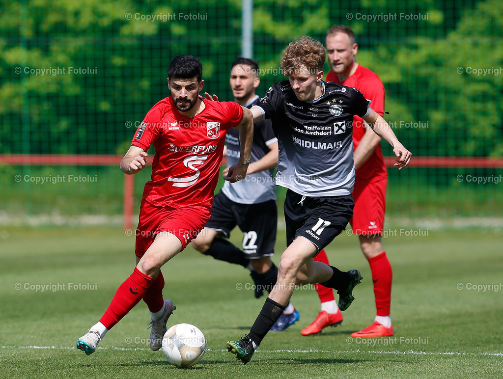 A_LUI_130523_22 | SPORT,FUSSBALL, LT1 OOE LIGA ASKOE OEDT-SV GW MICHELDORF 13.05.2023 IM BILD: BUENYAMIN KARATAS  (OEDT) UND ROBIN MAYR-FAELTIN (MICHELDORF) FOTO:FOTOLUI