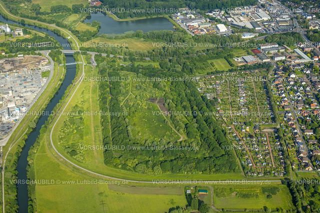 Hamm220601578 | Luftbild, Nienbrügger Berg, NSG Naturschutzgebiet Alte Lippe und Radbodsee, Kleingartenverein Nordenheide, Bockum-Hövel, Hamm, Ruhrgebiet, Nordrhein-Westfalen, Deutschland