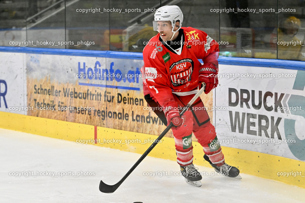 KSV KÄNGURUS vs. EHC Lustenau | #7 Draschkowitz Christoph KSV, KSV KÄNGURUS vs. EHC Lustenau, KSV KÄNGURUS vs. EHC Lustenau am 14.03.2026 in Kapfenberg (Sportzentrum Kapfenberg), Austria, (Photo by Bernd Stefan)