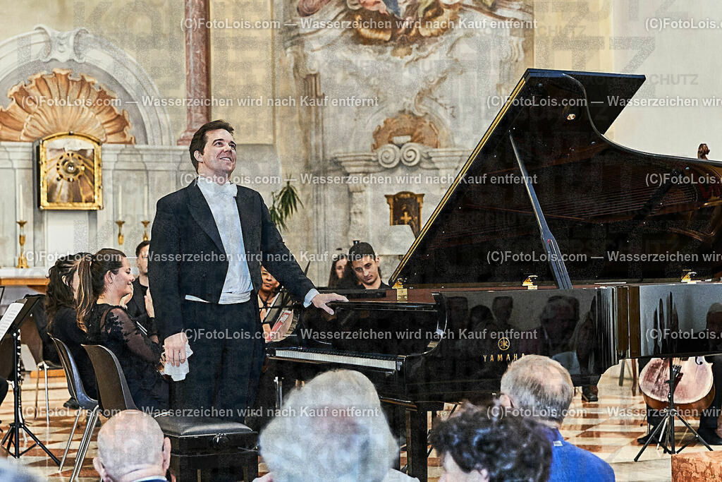 ALS0526_XXXIX-Chopin-Festival_Camerata Mozartiana_Wunder Ingolf | (C)FotoLois.com, Alois Spandl, Eröffnungskonzert in der Kartausenkirche mit Camerata Mozartiana unter Dirigent Daniel Auner, Janusz Olejniczak (Klavier), Natalia Rehling (Klavier), Kompnistin Johanna Doderer und Ingolf Wunder (Klavier), Fr 4. August 2023  . August 2023.