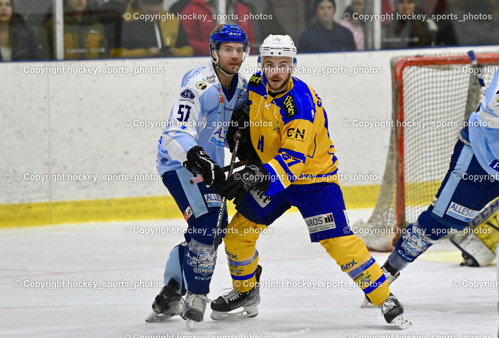 EHC Althofen vs. ESC Steindorf 27.2.2023 | #57 Wilfan Franz, #67 Schettina Kevin