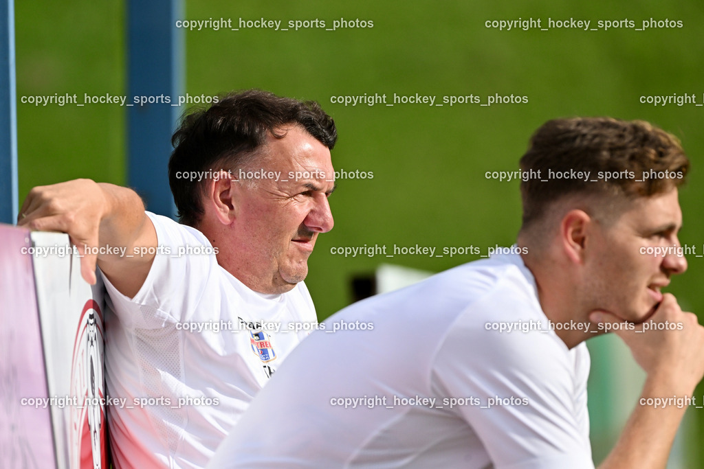 FC Faakersee vs. Union Matrei | Headcoach Matrei Harald Panzl, FC Faakersee vs. Union Matrei, FC Faakersee vs. Union Matrei am 18.08.2024 in Finkenstein (Sportplatz Faakersee), Austria, (Photo by Bernd Stefan)