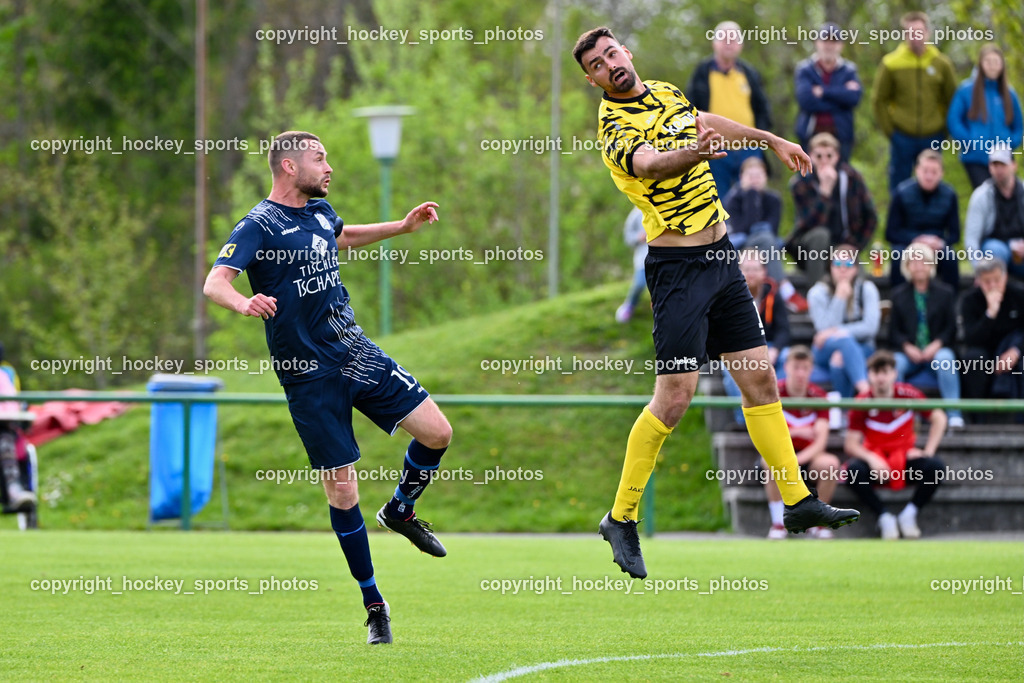 FC Faakersee vs. FC Dölsach | #16 Pascal Obergantschnig FC Dölsach, #18 Andreas Unterguggenberger FC Faakersee, FC Faakersee vs. FC Dölsach, FC Faakersee vs. FC Dölsach am 20.04.2025 in Finkenstein (Sportplatz Finkenstein), Austria, (Photo by Bernd Stefan)