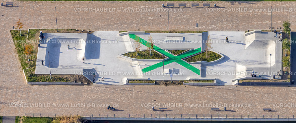 Gelsenkirchen221102270noerdlich | Luftbild, Skatepark, Glückauf Park Hassel, Park des Wandels, Hassel, Gelsenkirchen, Ruhrgebiet, Nordrhein-Westfalen, Deutschland