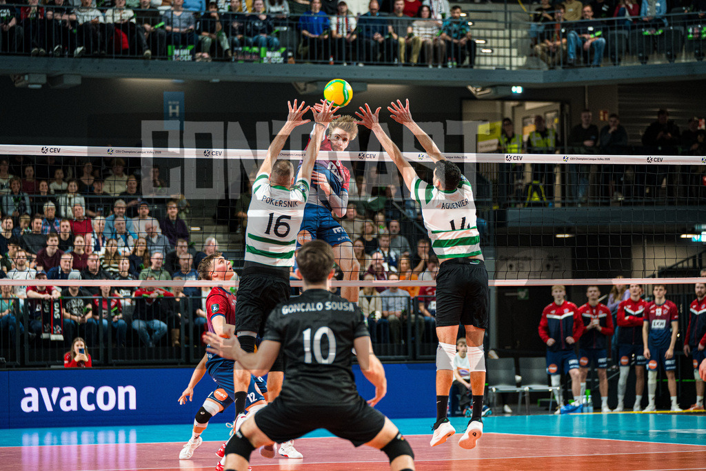 Volleyball I Herren I Saison 2025/2026 I CEV Champions League I CLVM69 I SVG Lüneburg - Sporting CP Lisboa | CONTRAST ZERØ MEDIA - Realisiert mit Pictrs.com