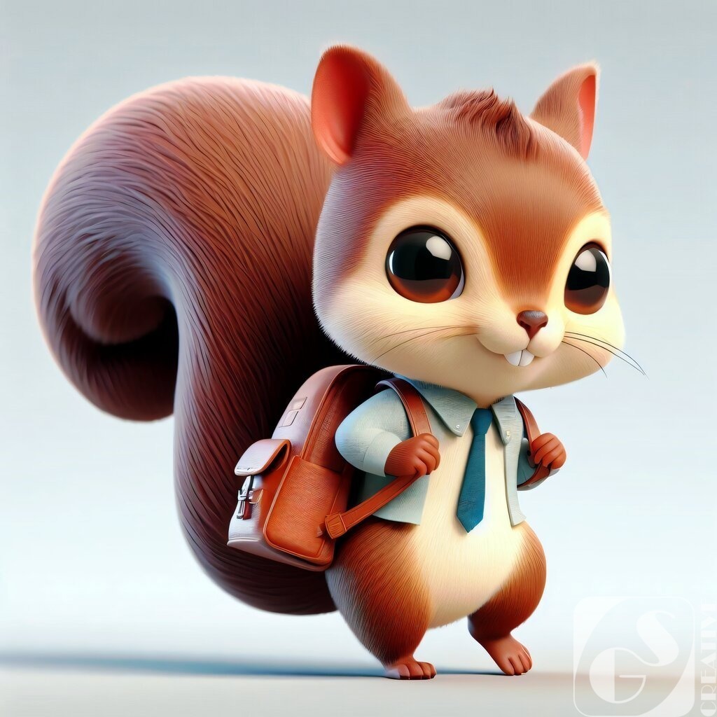 Squirrel with schoolbag | Fotogeschenke aller Art, kostenlose Games und die schönsten KI-Bilder in 4K Qualität. Egal ob als Download, Leinwand, Kalender usw... Jetzt günstig bestellen!
 - Realisiert mit Pictrs.com