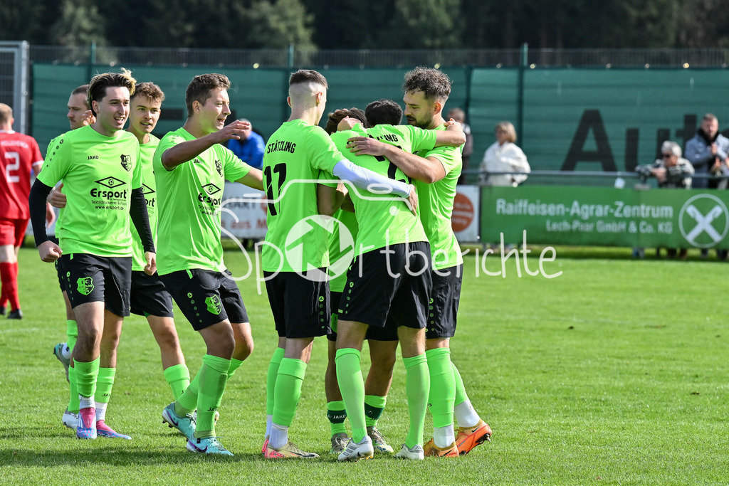 TSV Hollenbach - FC Stätzling | Jubel nach 0-1