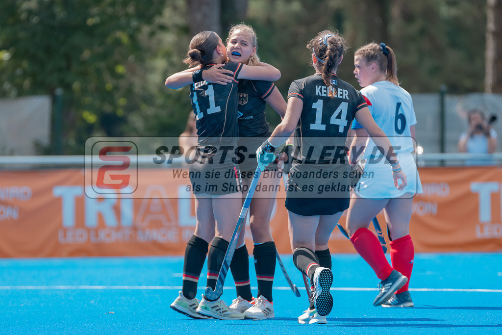 HK_20230710_2-35 | Euro Hockey WU18 France - Germany Championship Girls &amp; Boys am 10.7.2023 CHTC , Krefeld ,
