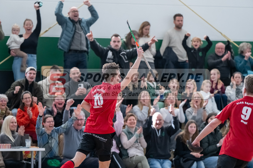HK_20250202_102466 | 2. Bundesliga Halle Herren Club Raffelberg - Schwarz Weiss Köln am 2.2.2025 Halle am Raffelberg, Duisburg ,