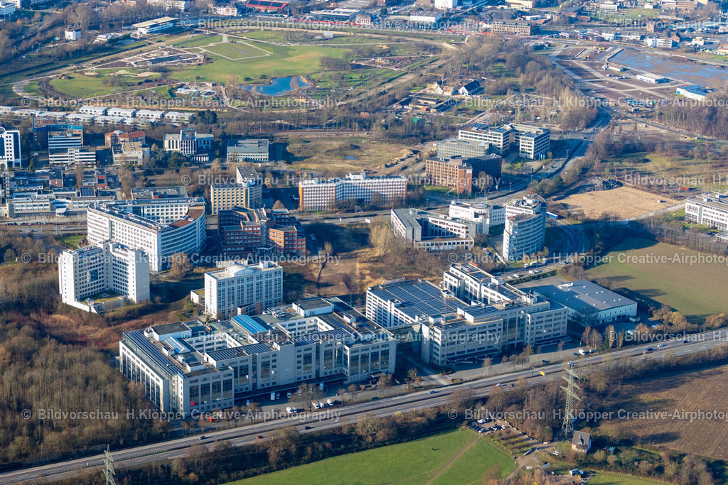 Luftbild Neuss-8911 | Luftbildfotografie Gebäude des Großmarkt und Großhandelszentrum " EUROMODA House Of Fashion " an der Anton-Kux-Straße in Neuss im Bundesland Nordrhein-Westfalen, Deutschland - Realized with Pictrs.com