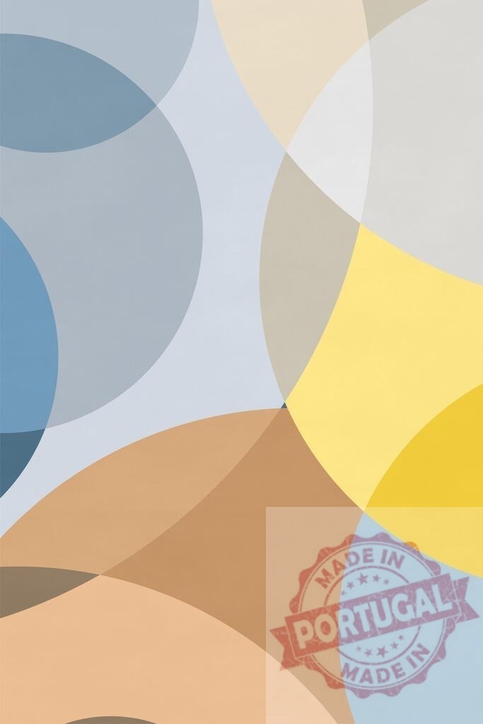 Overlapping geometric pastel circles creating abstract background pattern | Overlapping pastel circles form an abstract, minimalist background with a colorful geometric design - Realisiert mit Pictrs.com