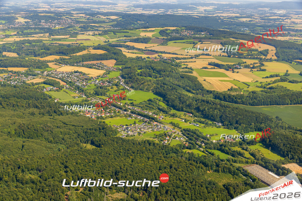 Leopoldstal Horn-Bad Meinberg Bild- Das Luftbild wurde 2025 vom UL-Flugzeug heraus erstellt ( keine Drohne bzw. Drohnenaufnahme ) - Hochauflösende Luftaufnahme -Nicht vergleichbar mit Google Maps oder Satelittenbilder- Die Geschenkidee !Mit Lizenz und Bildrechte bestellbar - CC