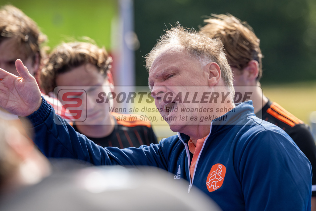 SFE_20230716_0097 | EuroHockey EM U18 Boys 3th 4th Netherlands vs Spain am 16.07.2023 in Krefeld (Gerd-Wellen-Hockeyanlage), Photo: Stephan Fehrmann 2023 (Sports-Gallery)