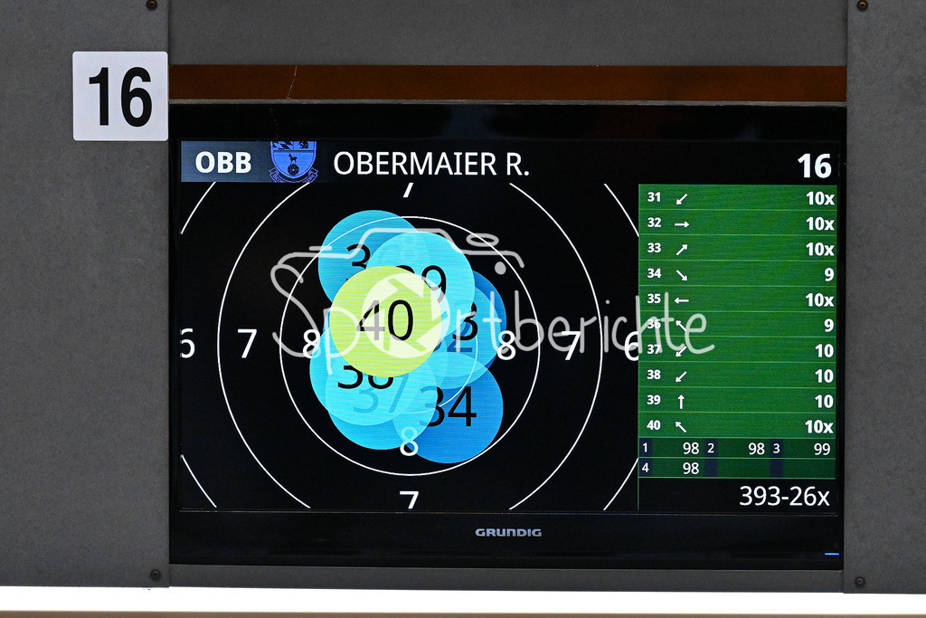 Aufstiegswettkampf Bayernliga | Endergebis Roland OBERMAIER / Tagbergschuetzen Gundesldorf