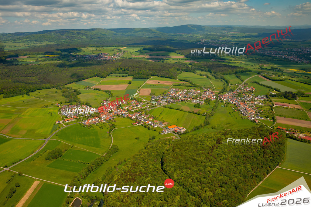 Das Luftbild zeigt : Lauter Burkardroth - Die Luftaufnahme wurde 2024 vom UL-Flugzeug aus erstellt ( keine Drohne ) - Hochauflösende Luftaufnahme - Für grossformatige Ausdrucke geeignet. Die Geschenkidee !Mit Lizenz und Bildrechte bestellbar