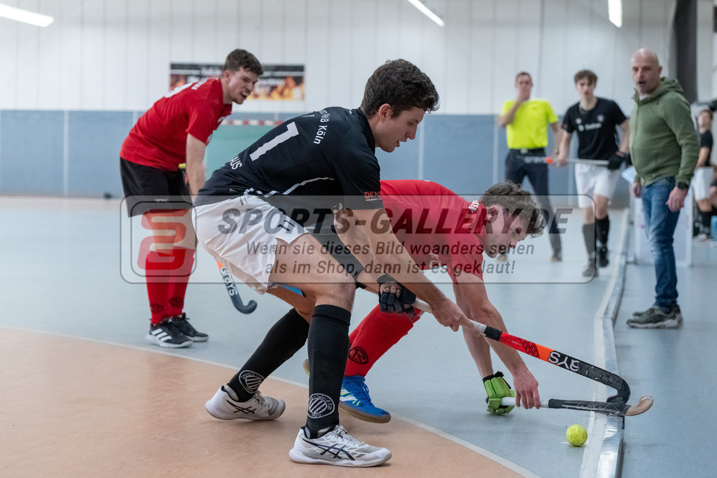 HK_20250202_102337 | 2. Bundesliga Halle Herren Club Raffelberg - Schwarz Weiss Köln am 2.2.2025 Halle am Raffelberg, Duisburg ,
