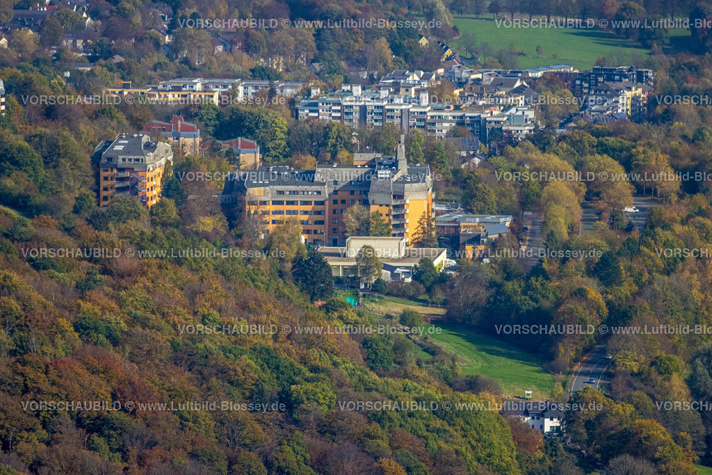 Wetter221017453 | Luftbild, Gemeinschaftskrankenhaus Herdecke, Westende, Herdecke, Ruhrgebiet, Nordrhein-Westfalen, Deutschland