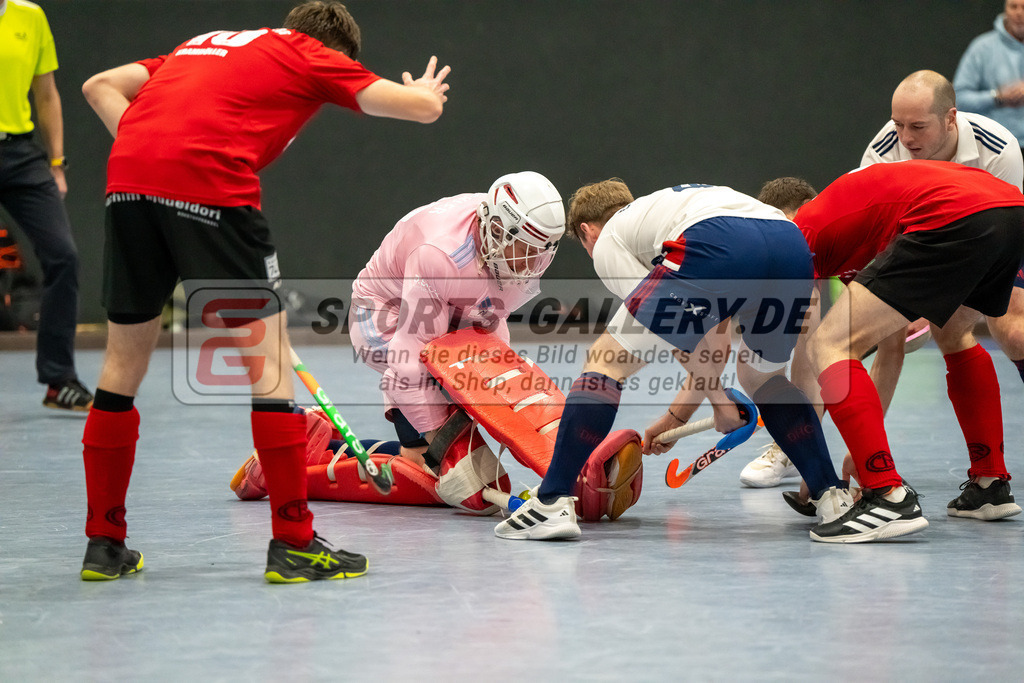 HK_20250201_102239 | 2. Bundesliga Halle Herren Düsseldorfer HC - Club Raffelberg am 1.2.2025 Halle am Seestern, Düsseldorf ,