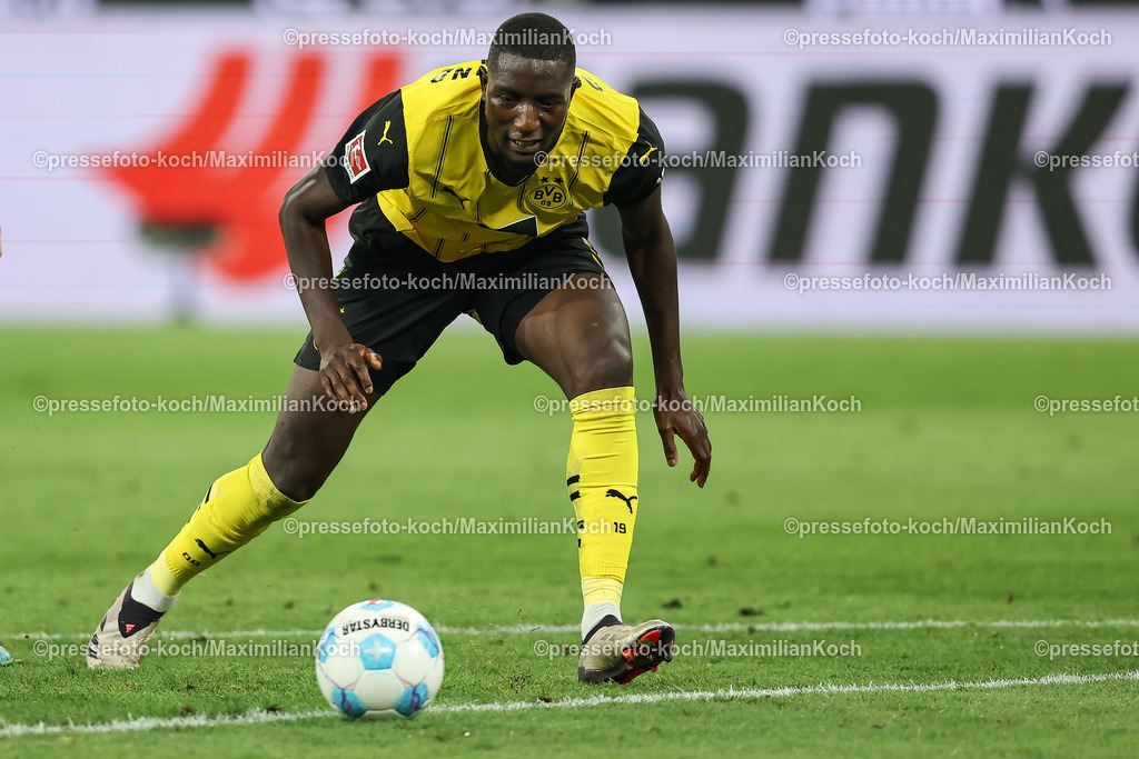 BVB13092402231 | 13.09.2024, 1. Fußball Bundesliga, Borussia Dortmund - 1. FC Heidenheim 1846, Signal Iduna Park, Saison 2024 2025: Serhou Guirassy (BVB #9)DFB regulations prohibit any use of photographs as image sequences and or quasi-video.