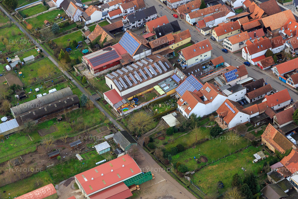 Luftbild: Am Ettenbaum in Kandel im Bundesland Rheinland-Pfalz in Deutschland. Foto: IMG_085951.jpg vom 08.01.2016 durch Werner Riehm/FLY-FOTO.de