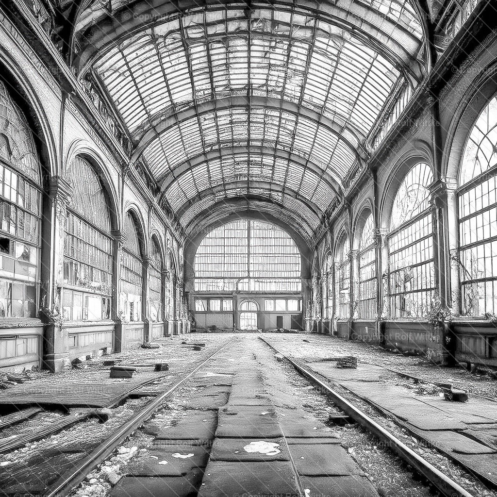 bahnhofshalle | Rolf Wittke  - Realisiert mit Pictrs.com