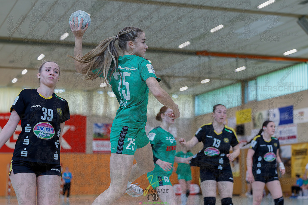 Quali-Turnier JBL wJA; HC Rödertal - HSG Kleenhein/Langgöns | Quali-Turnier JBL wJA; HC Rödertal - HSG Kleenhein/Langgöns am 31.05.2025 in Oberkleen (Weidig-Halle)Photo © 2025 - Jörg Heinrich - Realisiert mit Pictrs.com