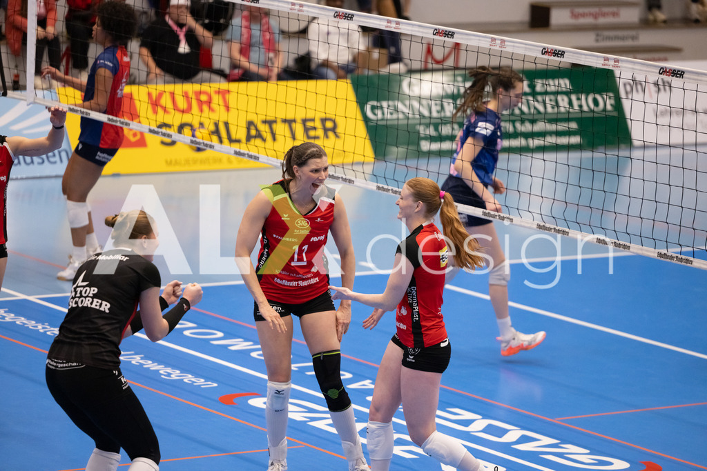 Volleyball I Frauen I Saison 2025-2026 I Volleyball NLA | Women I 1/2 Finals I  VC Kanti Schaffhausen - Sm'Aesch Pfeffingen I 18.03.2026 | 11 Kateřina Holásková (CZ) (VC Kanti Schaffhausen) – Mitte - Realisiert mit Pictrs.com