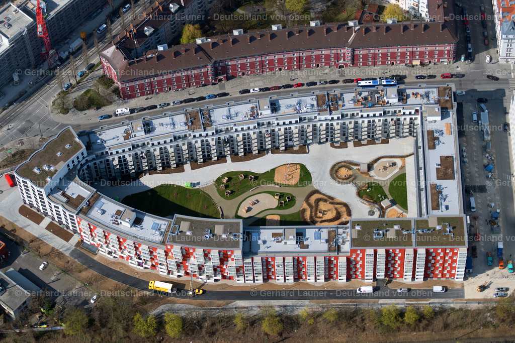 4022523 | Modernes Wohngebäude mit Innenpark, Obere Au, München