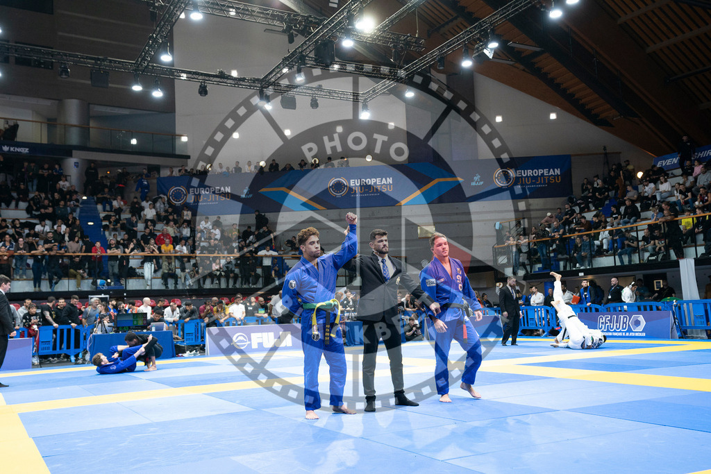 20240126PBB1092 | Fighters compete during the Brazilian Jiu-Jitsu European Championship of the IBJJF in Paris, France, on January 26, 2024.