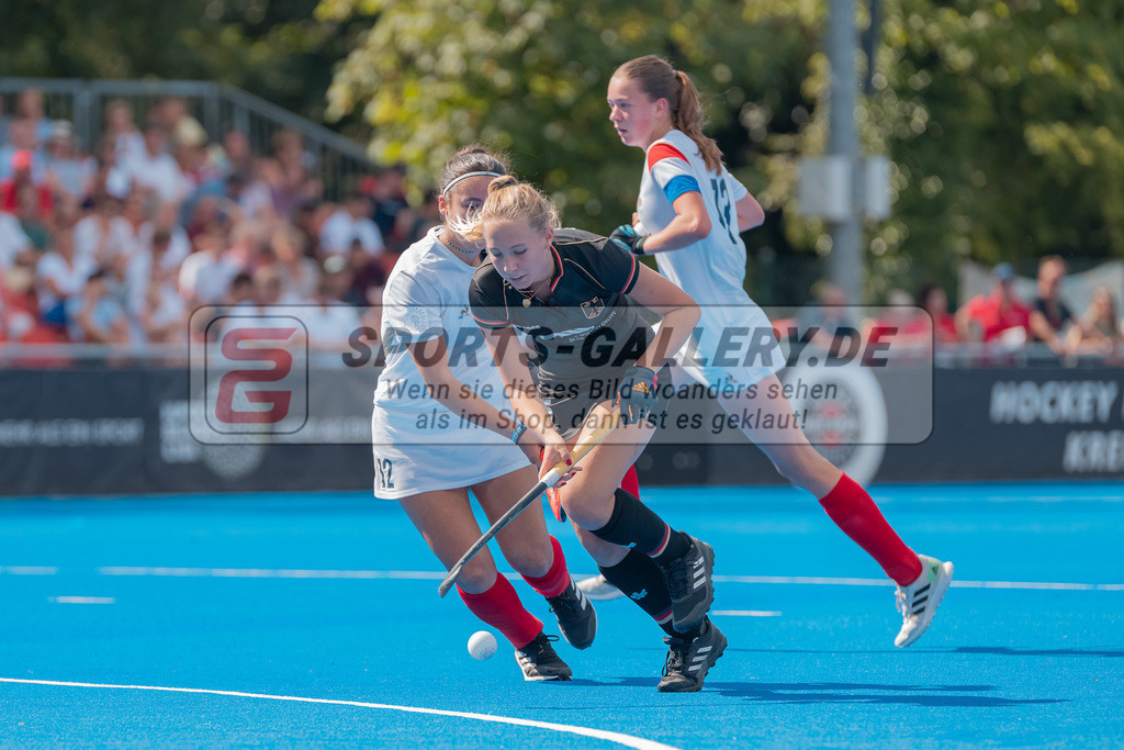 HK_20230710_2-75 | Euro Hockey WU18 France - Germany Championship Girls &amp; Boys am 10.7.2023 CHTC , Krefeld ,