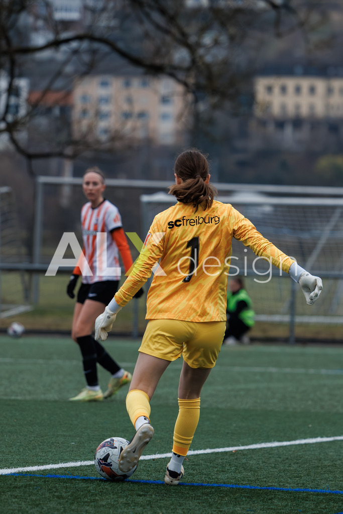 Fußball I Frauen I Saison 2025-2026 I Freundschaftsspiel I FC Aarau Frauen - SC Freiburg U20 I 24.01.2026 | 1 Lea Linsler (SC Freiburg U20) – Tor - Realisiert mit Pictrs.com