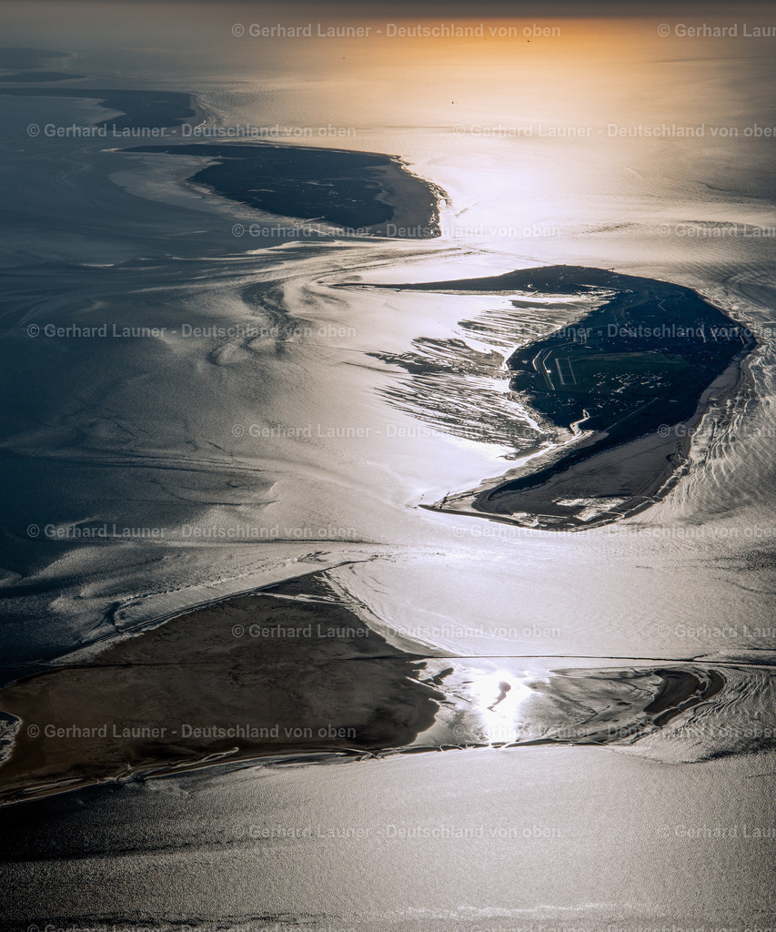 3801429 | Wangerooge im Abendlicht, Ostfriesische Inseln, Nationalpark Niedersächsisches Wattenmeer