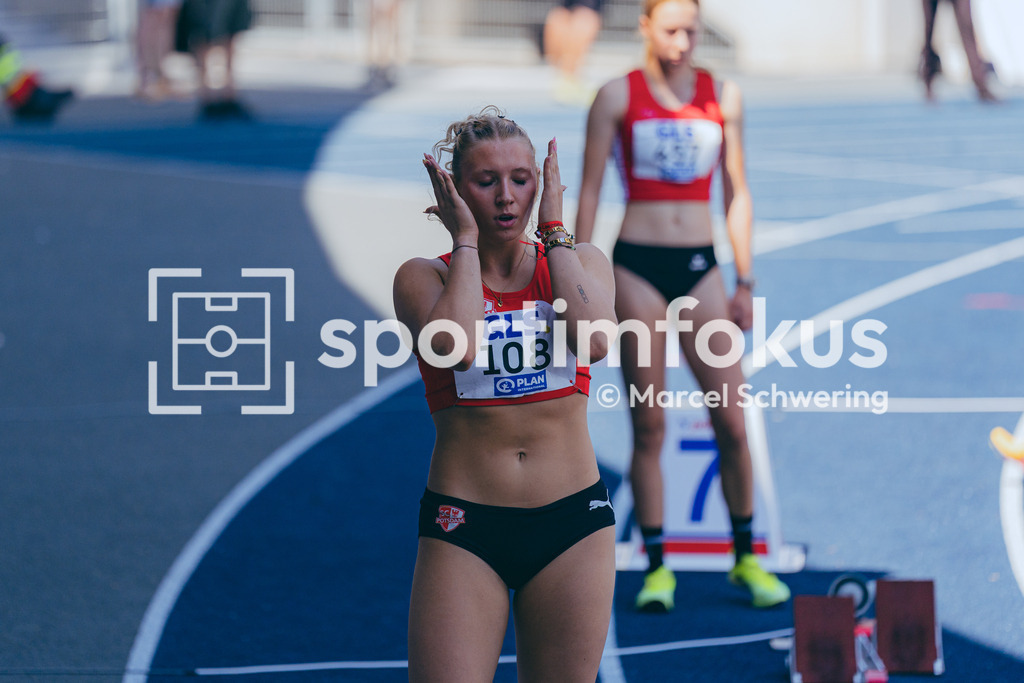 Deutsche Meisterschaften U20 / U16 2026 | Timea Mende, SC Potsdam e.V., 108, 400 Meter Hürden, Deutsche Meisterschaften der U20 &amp; U16 2026, Lohrheidestadion Bochum-Wattenscheid, 11.07.2026. Foto: Marcel Schwering / sportimfokus - Realisiert mit Pictrs.com