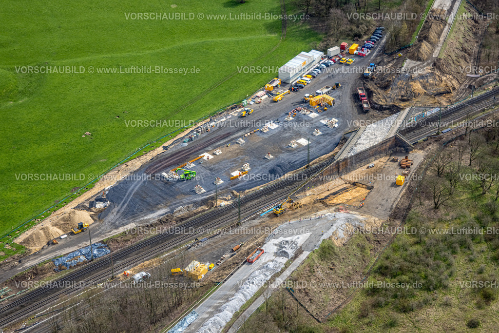 Wesel230300959 | Luftbild, Lippemündungsraum, neue Straßenführung der B8 und Brücke über Eisenbahngleise, Fusternberg, Wesel, Ruhrgebiet, Niederrhein, Nordrhein-Westfalen, Deutschland