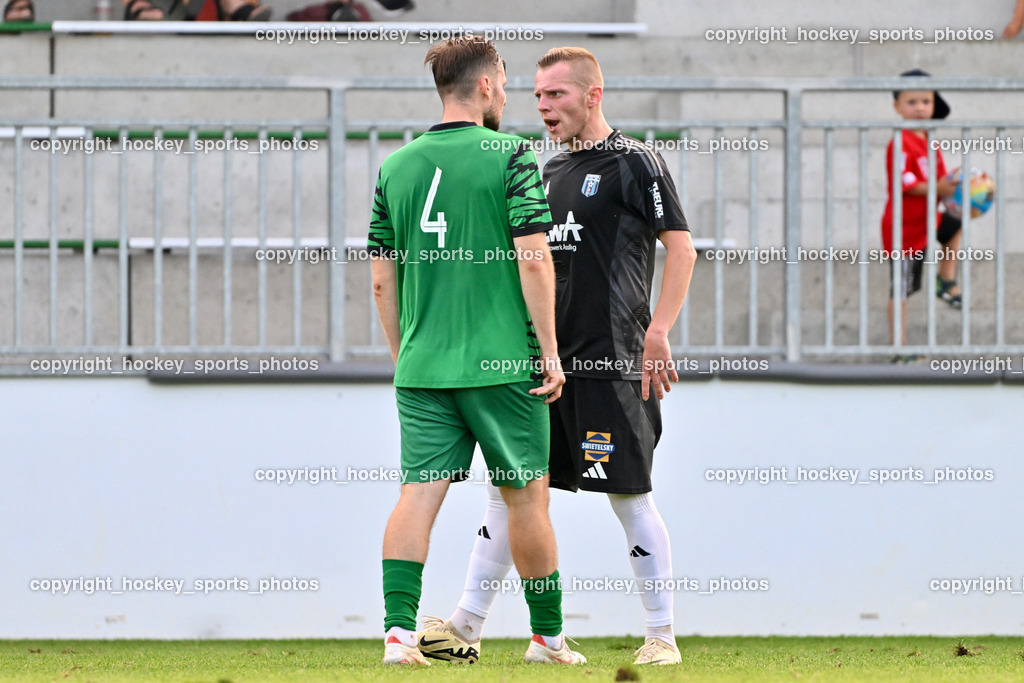 SC Landskron vs. Thal Assling  | #4 Ingo Mailänder SC Landskron, #72 Jasmin Dindic Thal Assling, SC Landskron vs. Thal Assling , SC Landskron vs. Thal Assling  am 09.08.2024 in Villach (Sportanlage Landskron), Austria, (Photo by Bernd Stefan)