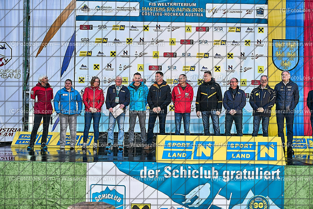 ALP2215_FMC-Wellcome_People of Honor | (C)FotoLois.com, Alois Spandl, World Criterium Masters Ski Alpin 2023 Hochkar, WellcomeFeier mit Siegerehrungen Slalom A + GiantSlalom C, Mo 20. März 2023.