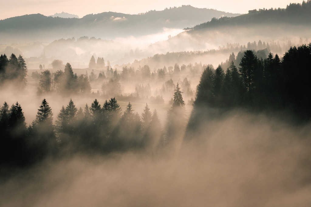 Biberbrugg Hochmoor | Sicht vom Raten in Oberägeri - Realisiert mit Pictrs.com