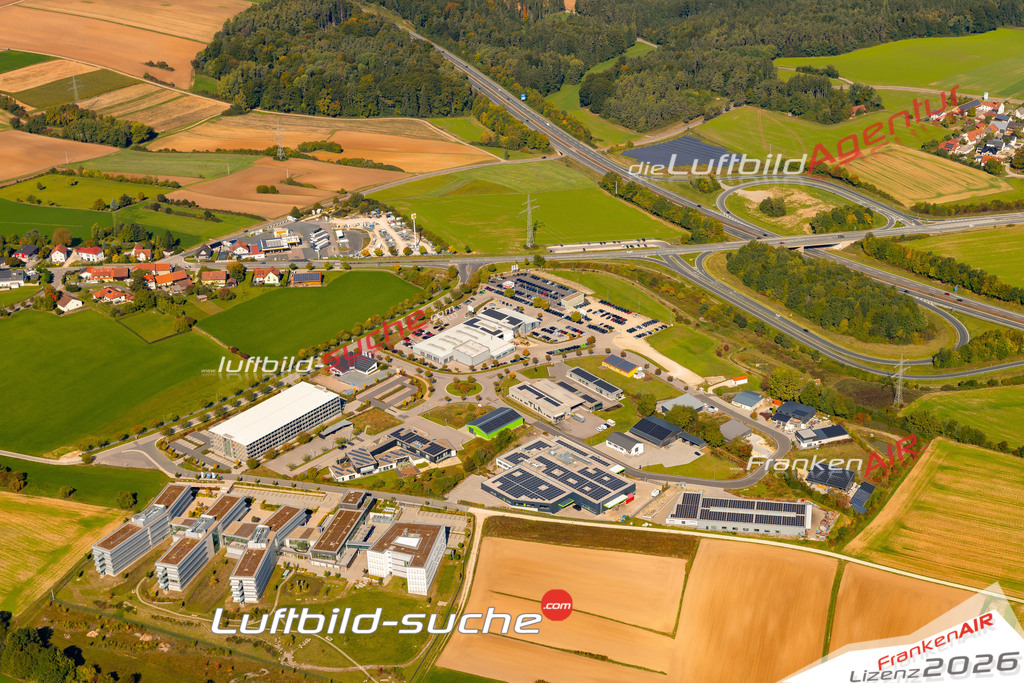Luftaufnahme von  Ursensollen - Die Luftaufnahme wurde 2025 vom UL-Flugzeug heraus erstellt ( keine Drohne ) - Hochauflösende Luftaufnahme - für professionelle Ausdrucke geeignet. Die Geschenkidee !Mit Lizenz und Bildrechte bestellbar