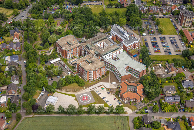 Dorsten220604725 | Luftbild, St. Elisabeth-Krankenhaus, Hardt, Dorsten, Ruhrgebiet, Nordrhein-Westfalen, Deutschland