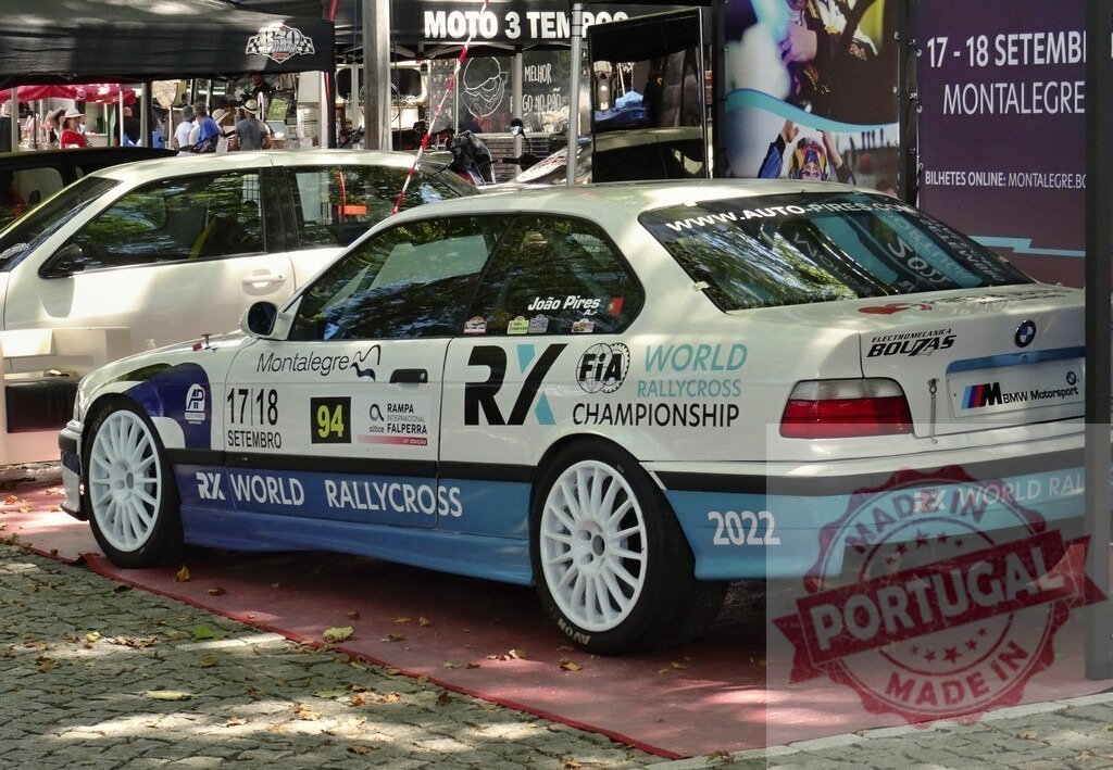 BMW E36 RX World Rallycross championship car | BMW E36 rallycross race car participating in the World Rallycross Championship in Montalegre - Realized with Pictrs.com