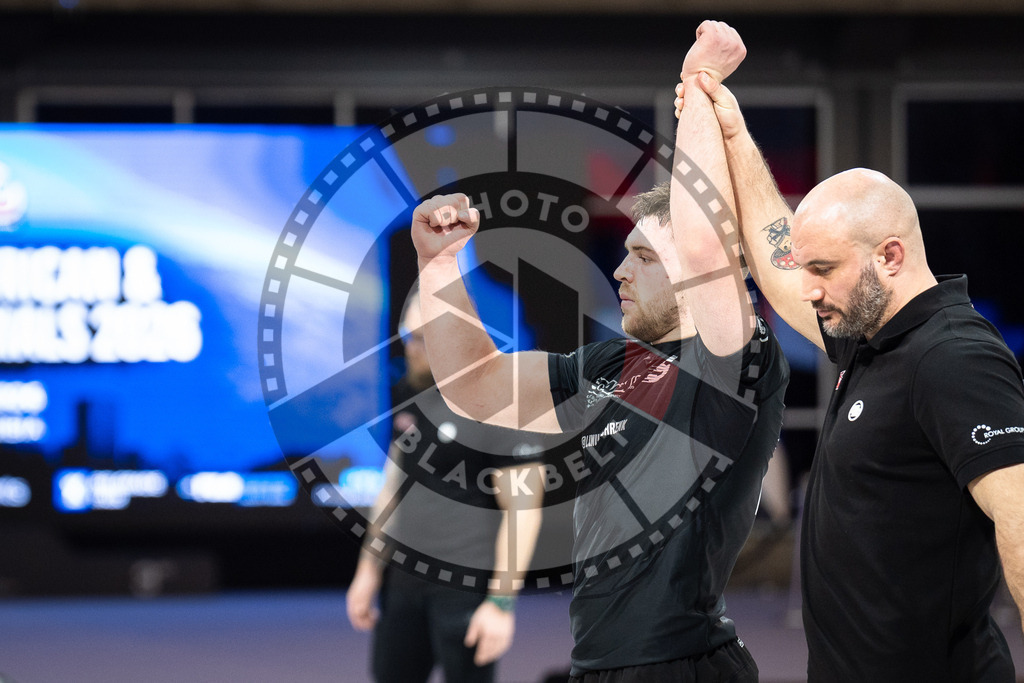 20260215PBB0988 | Fighters compete during the ADCC European Trials competition day 2 in Belgrade, Serbia, on February 15, 2026.