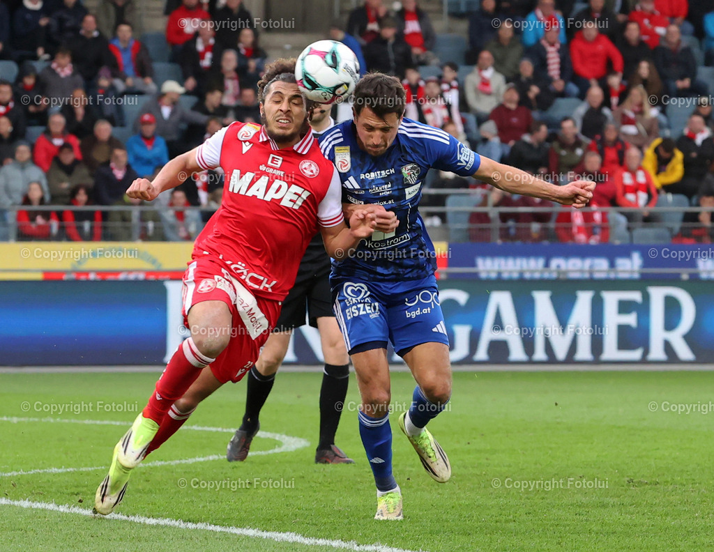 A_LUI_14032026_18 | SPORT,FUSSBALL,ADMIRAL BUNDESLIGA GAK-RZ PELLETS WAC 14.03.2026 IM BILD: RAMIZ HARAKATE  (GAK) UND ALESSANDRO SCHOEPF (WAC) FOTO:FOTOLUI/MW