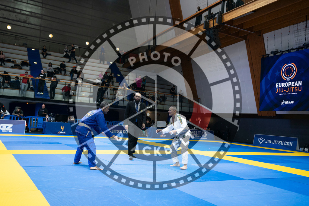 20240119PBB3818 | Fighters compete during the IBJJF European Championship in Paris, France, on January 19, 2024.