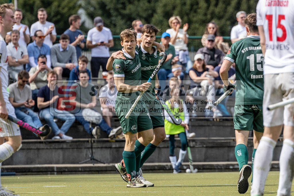 MJ_UHTC-RWK_13.04.2024-46 | Henrik Mertgens (Uhlenhorst Mülheim #13), Uhlenhorst Mülheim - Rot-Weiß Köln am 13.4.2024 in der Waldstadion, Mülheim a.d.Ruhr