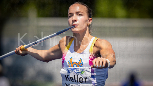 Multisport Event; Ratingen, 28.06.2026 | RATINGEN, GERMANY - JUNE 28, 2026 : Lexie Keller (USA / United States) competing in the heptathlon’s javelin throw during the Multisport Event at Stadion Ratingen on June 28, 2026 in Ratingen, Germany.
