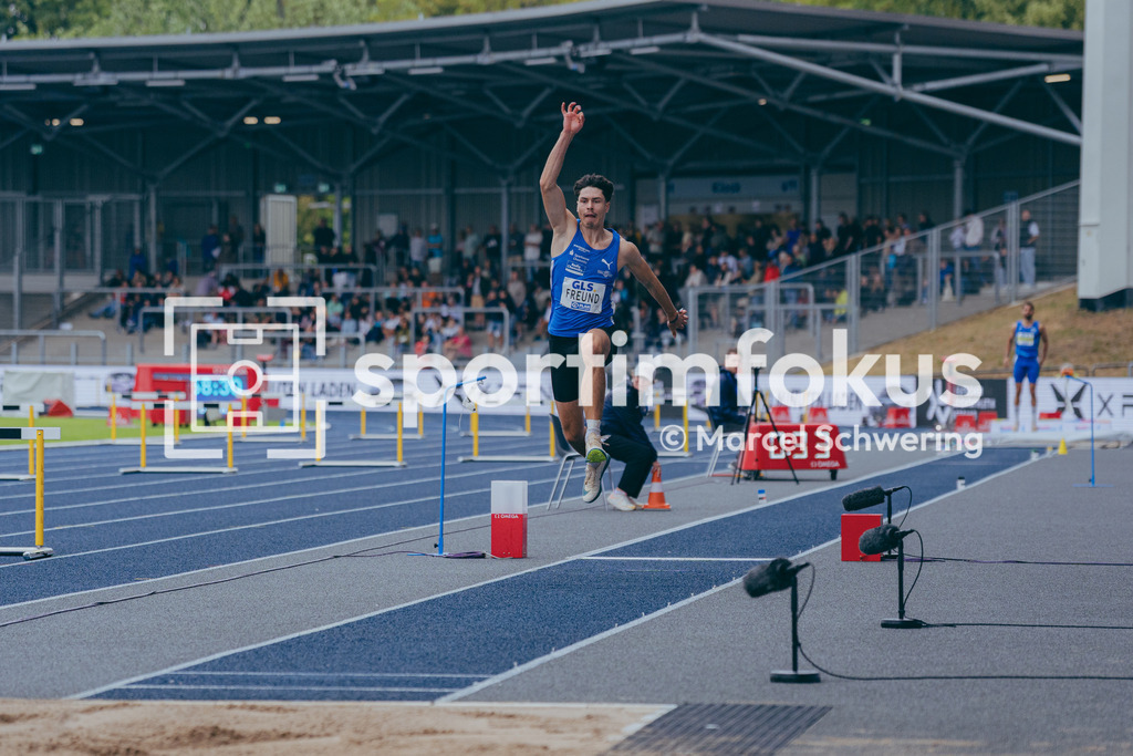 Deutsche Meisterschaften der Frauen und Männer 2026 | Steven Freund, LAC Erdgas Chemnitz, Dreisprung, Deutsche Meisterschaften der Frauen und Männer 2026, Lohrheidestadion Bochum-Wattenscheid, 26.07.2026. Foto: Marcel Schwering / sportimfokus - Realisiert mit Pictrs.com
